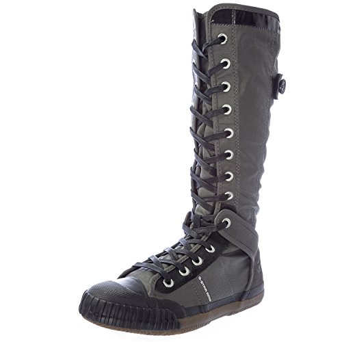 G-STAR Raw Women's SHOGUN Kabuki Sneaker Boots GS60371/406 Size 6 Black Lava