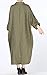 Mordenmiss Women's New Hi-Low Hem Plus Size Dresses with Pockets XL-Green