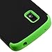 MYBAT LGE960HPCTUFFSO007NP Premium TUFF Case for LG Nexus 4 E960 - 1 Pack - Retail Packaging - Black/Electric Green