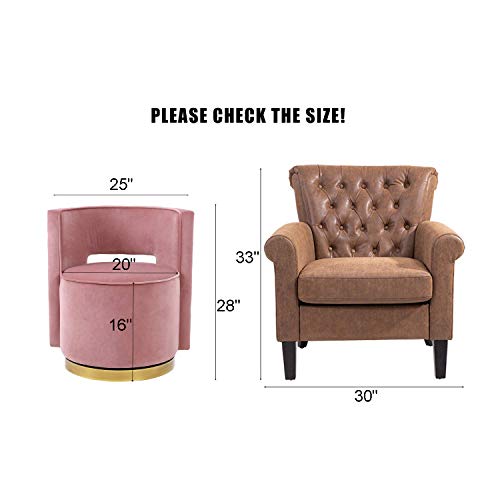Swivel Arm Club Chair - Image 7