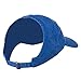Ladies Washed Cotton Ponytail Cap - Royal OSFM