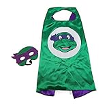 Ninja Turtles Donatello Cape and Mask Set, Green & Purple