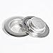 Zoevan 2 PCS Stainless Steel Kitchen Sink Strainer - Heavy Duty Advanced Basket Strainer, Large Wide Rim 4.5