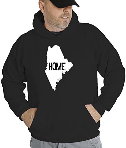 Maine Home Hooded Sweatshirt -black-S