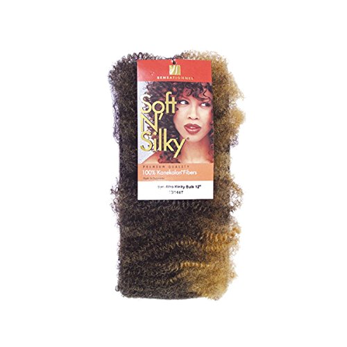 Sensationnel Afro Kinky Braids Bulk 24 Inch Colour 1b T30