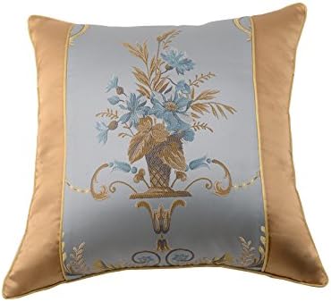 CUSHIONLIU New Chinese Mahogany Sofa Pillow Cushions European Bedside Soft Bag Large Lumbar Pillow Car Pillow Blossom 35x50 Pillowcase + Inner Core