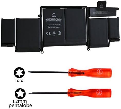 CSEXCEL New Replacement Laptop Notebook Battery for 2015 MacBook Pro 13" Retina A1502 A1582 ME864 ME865 [Li-Polymer 11.42 V 74.9Wh 6559mAh] - 18 Months Warranty (A1582)