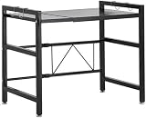 Multibao 2 Tier Expandable Microwave Rack Shelf, Kitchen Storage Solution view 4