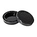 CamDesign Body Cap & Camera Rear Lens Cover Set for Micro Four Thirds MFT Micro 4/3 M4/3 fits Panasonic G1 G2 G3 G10 GH1 GH2 GH2 GH3 GF1 GF2 GF3 GF5 GX1 ; Olympus E-P1 E-P2 E-P3 E-PL1 E-PL2 E-PL3