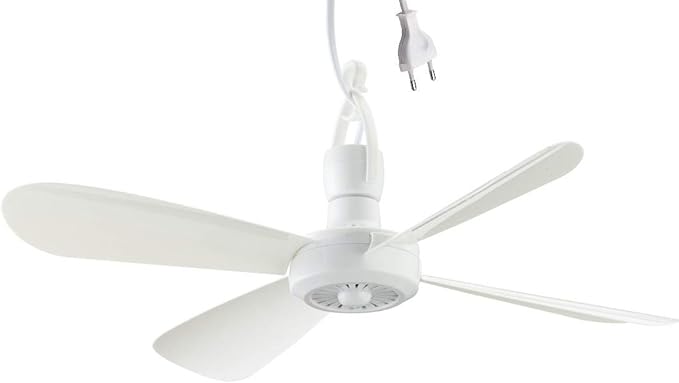 Ventilador de techo móvil de 40 cm de diámetro, incluye gancho de techo