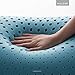 MALOUF Z Zoned Pillow Infused with Temperature Regulating Gel-New ACTIVEDOUGH Formula is Responsive, Supportive, and Plush-Mid Loft-King, Blue