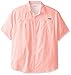 Columbia Men's Standard PFG Tamiami Ii UPF 40 Short Sleeve Fishing Shirt, Cupid, Small