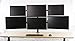VIVO Hex LCD Monitor Desk Mount Stand Heavy Duty and Fully Adjustable, 6 Screens up to 24 inches, STAND-V006