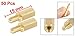 Uxcell a12092200ux0090 50 Pcs Brass Screw Thread PCB Stand-Off Spacer M3 Male x M3 Female 6mm (Pack of 50)