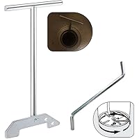 2PCS/Set Garbage Disposer Unjamming Wrench, Garbage Disposal Wrench Compatible with Moen Garbage Disposals