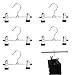 Adjustable 6 inches Double Clip Boot Hanger, Portable Travel Hanging Laundry Hooks, Set of 5