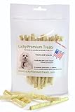 Chicken Flavored Rawhide Chews Natural Basted Dog Treats (5.0