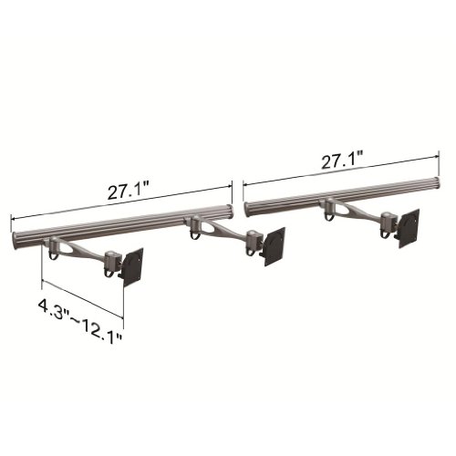 Cotytech Single Arm Wall Mount for Three Monitors (HMW-31A1)
