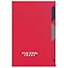 Five Star 4-Pocket Folders, Folders with Pockets, Plastic, Quick-View, Assorted Colors, 4 Pack (73272)