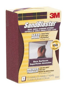 3M 9562 150 Grit Sandblaster™ Dual Angled Fine Sanding Sponge