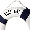 MagiDeal-Welcome-Blue-Nautical-Wall-Decor-Ship-Boat-Ring-Life-Buoy-Preserver-14cm