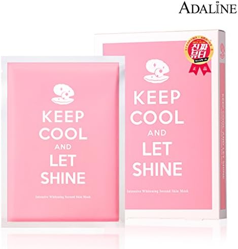 [ADALINE] Keep Cool And Let Shine Facial Mask Sheet 28g 10 Sheets, Intensive Whitening