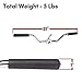 Body-Solid (LBB28) Lat Blaster Bar, Straight Barbell Bar Attachment, Easily Fits on All Standard & Olympic Bars, Stregnth Training Home & Commercial Gym Equimpment for Lower Back Protection