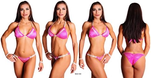 Elegantfitt Competition Bikini Suit wtih 5 Connectors and Swarovski Imitation Crystals