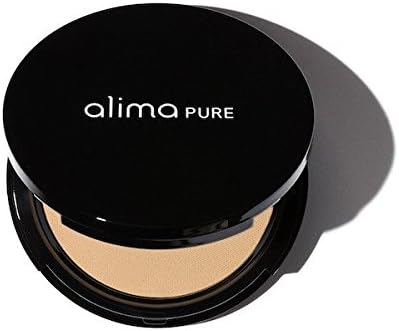 Alima Pure Pressed Foundation with Rosehip Antioxidant Complex - Pressed Powder- Mineral Powder Foundation (0.31oz/ 9.0 g) | Cardamom
