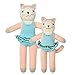 Blabla Splash The Cat Mini Plush Doll - Knit Stuffed Animal for Kids. Cute, Cuddly & Soft Cotton Toy. Perfect, Forever Cherished. Eco-Friendly. Certified Safe & Non-Toxic.