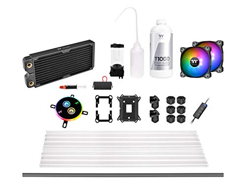 Thermaltake-Pacific-C240-DDC-Hard-Tube-Water-Cooling-KitSistema-de-refrigeracin-lquida-color-negro