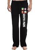 RBST Men's South Park Cartoon Running Workout Sweatpants Pants XL Black