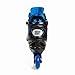 Inline Skates for Girls and Boys, Skates with Gel Wheels Adjustable Sizing for Adults and Kids, Inline Skates for Adult Female, Male, Lightweight Skates, High Bounce, Blue