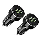 Quick Charge 3.0 Car Charger, 48W 6A Dual QC 3.0 USB Car Charger Compatible for Apple & Android Devices,(2PACK).