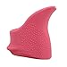 Hogue HandAll Beavertail Rubber Grip Sleeve for S&W Bodyguard 380, Taurus TCP, Pink - 18507