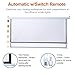 Electric Motorized Projector Screen 100 inch 16:9 HD Diagonal with Remote Control, Wall/Ceiling Mounted Electric Movie Screen with Wrinkle-Free Design, Great for Home Office Theater TV Usage