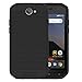 Wireless PROTECH Case Compatible with CAT S48C. Slim Flexible Rugged Case with Drop Protection (Black)