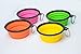 LukPaw Dog Bowl Travel Cup for Dog, Collapsible Pet Bowl,Foldable Expandable Dish for Pet Dog/Cat Food Water Feeding Portable Travel Bowl 4-Pack with Free Carabiner (Parent) (4 Colors)
