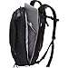 eBags Professional Slim Laptop Backpack with Leather Trim for Travel, School & Business - Fits 17 Inch Laptop - Anti-Theft - (Black/Brown Trim)