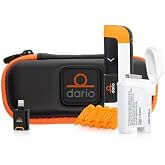 Dario Bundle: Smart Glucose Monitor Kit: Travel Case (Black), Glucometer, 125 Test Strips, 110 Lancets (For iPhone 15, 16, and 17 Pro &amp; Max Only - USB-C Port)