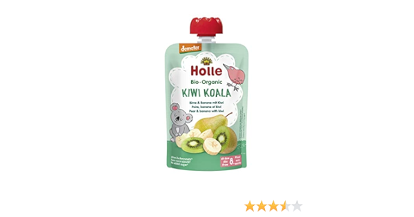 Holle Smoothie Kiwi Koala Pera, Plátano Y Kiwi (+8 Meses) 100 ...