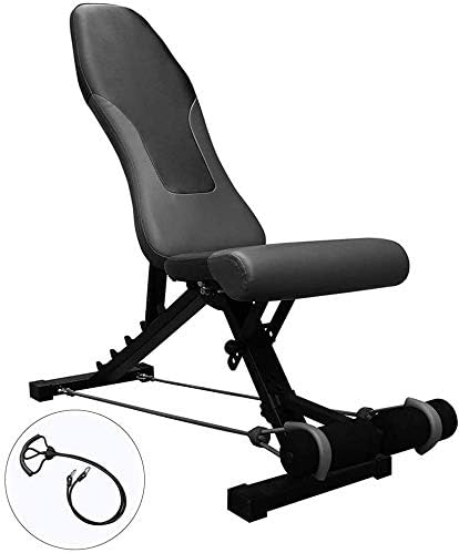 XRZY Weight Bench - Multi-Function Folding Dumbbell Bench Fitness Chair Home Fitness Equipment, A Variety of Adjustable Positions, Safe and Stable, Easy to Assemble