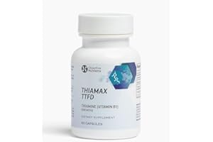 Objective Nutrients Thiamax Vitamin B1 (Thiamine TTFD), The Original, No Toxic Fillers, Supports Energy Metabolism, High Dose, Third Party Tested, All Active Ingredients 100mg, 60 Count