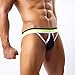 NEARTIME Men's Underwear, Hollow Out Men Underwear Boxers Bulge Pouch Men Shorts (M, Black)