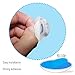 Wall Door Stop Door Knob Bumper & Wall Protector. Sound Dampening Self-Adhesive Door Stop (Clear, 2-Pack) (0.7 in Thick & 1.8 in Diameter)