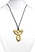 Peacemaker Jewelry Angel Silicone Teething Pendant Necklace (Gold)
