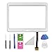 White Touch Screen Digitizer Panel Glass Replacement Part for Samsung Galaxy Tab 4 10.1 SM-T530 T531 T535 PreInstalled Adhesive and Tools