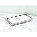 mDesign Metal Storage Organizer Tray for Bathroom Vanity Countertops, Closets, Dressers - Holder for Watches, Earrings, Makeup, Reading Glasses, Perfume, Guest Hand Towels, Polished