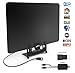 Indoor HDTV Antenna 50 Mile Range with 3 Foot Amplifier Signal Booster and 13 Foot Coax Cable Extremely High Reception, 2017 Version