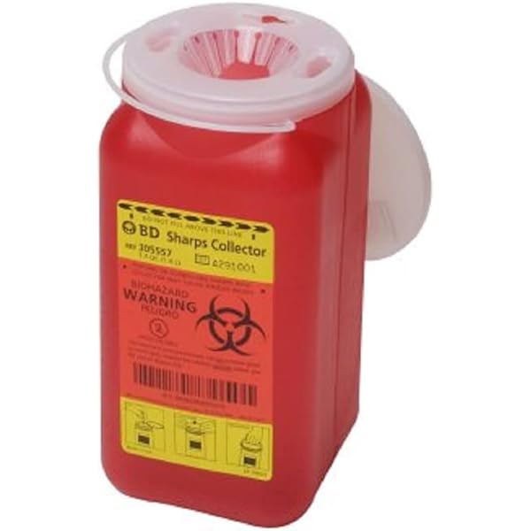 Amazon.com: BD Sharps Collector 1.5 QT 305487 by BND 00001